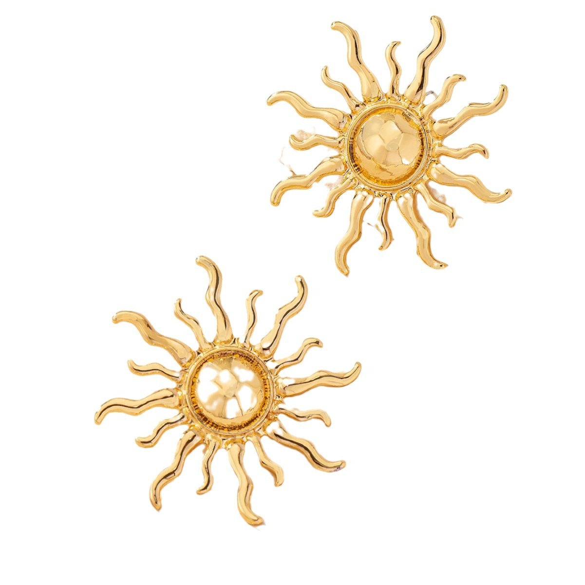 European and American retro exaggerated sun fashion earrings