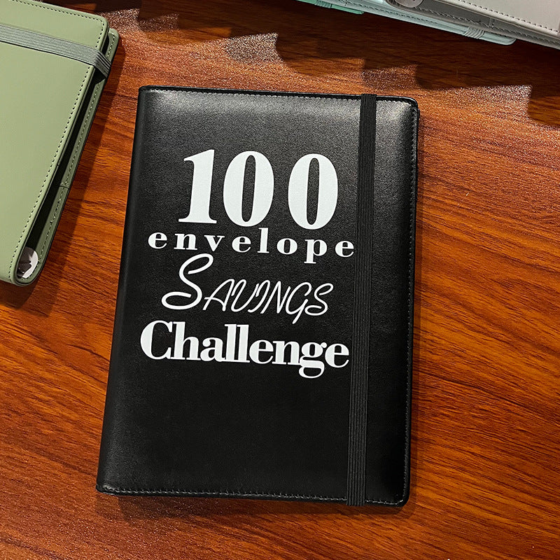 100 Envelope Challenge Binder Couple 100 Day Challenge Hand Account Money Savings Notepad