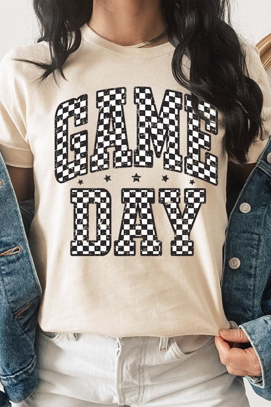 Checkered Game Day Graphic Tee