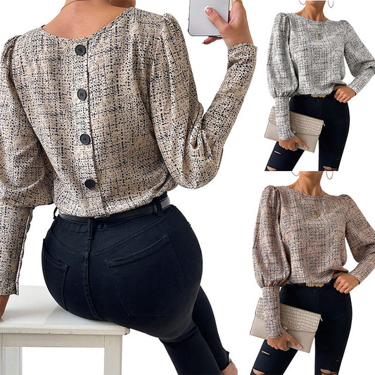 Fashionable Elegant Retro Shirt For Women