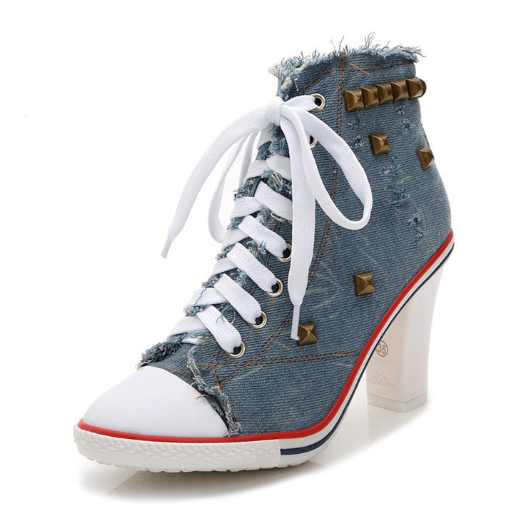 Denim Casual Shoes Canvas Fashion