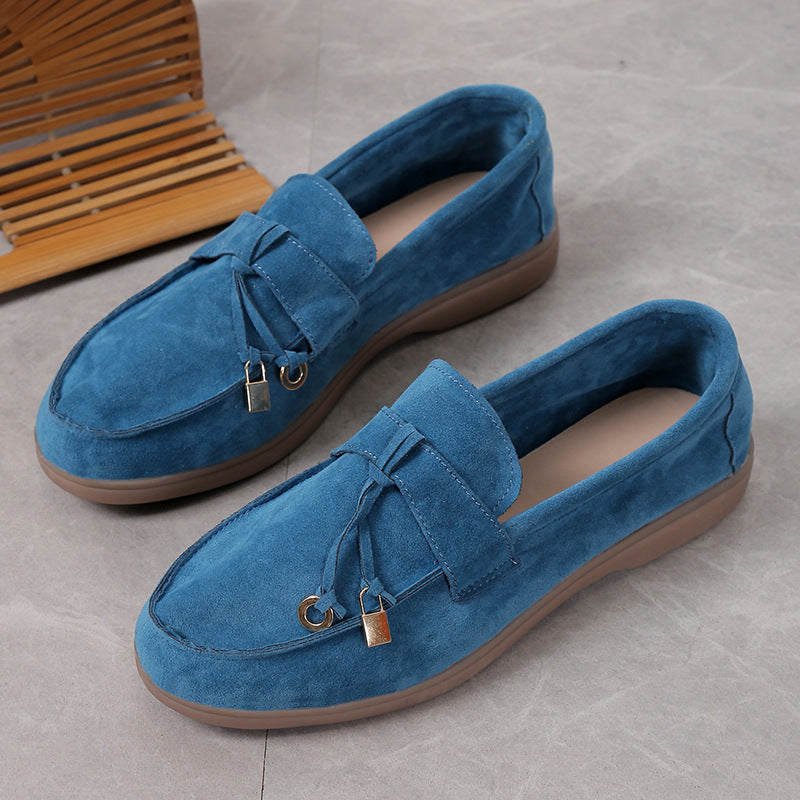 New Suede Women's Comfortable Flat Casual Shoes