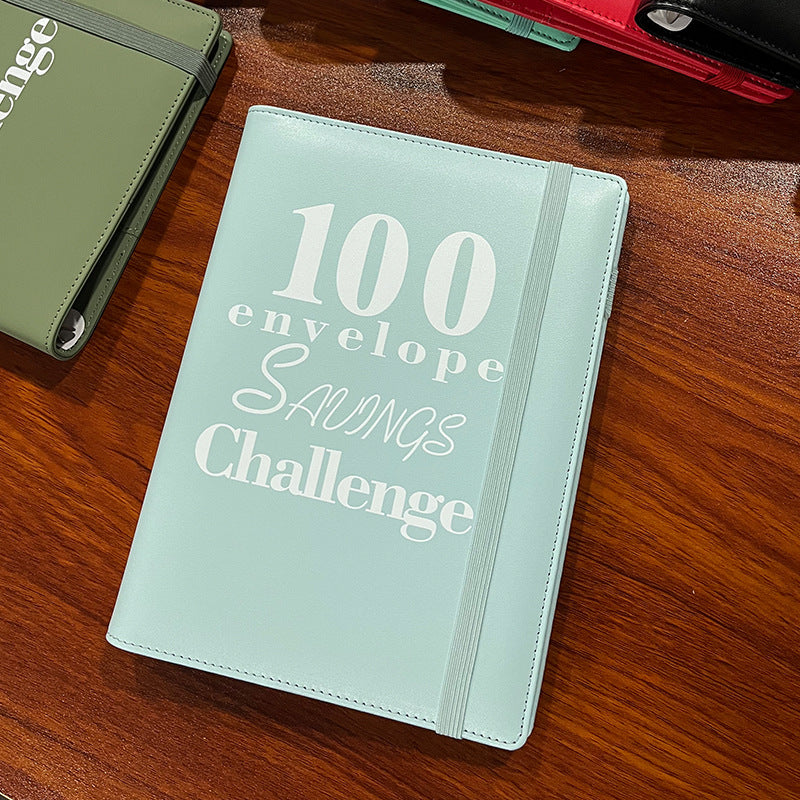 100 Envelope Challenge Binder Couple 100 Day Challenge Hand Account Money Savings Notepad