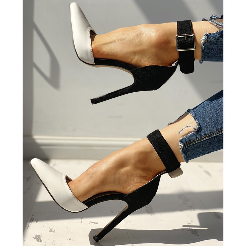 Slim Heel Large Women's Single Shoes