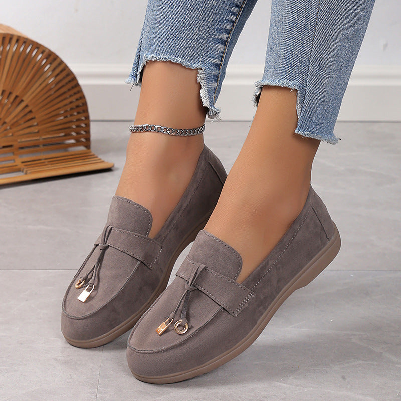 New Suede Women's Comfortable Flat Casual Shoes