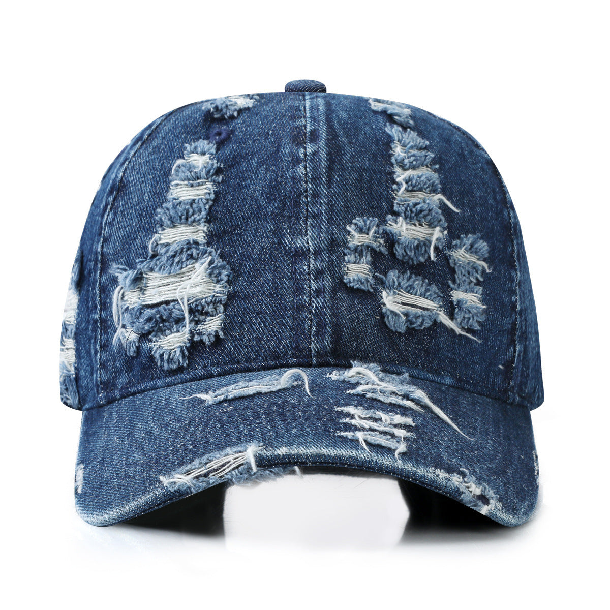 Denim Ripped Baseball Cap Hip Hop Cool