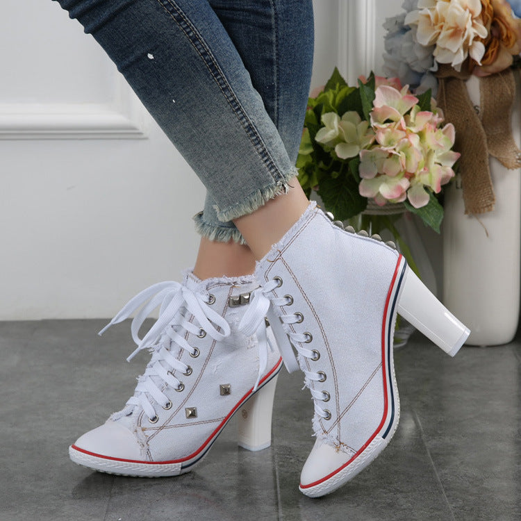 Denim Casual Shoes Canvas Fashion